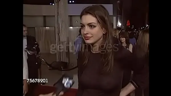 HD Anne Hathaway in her infamous see-through top power Videos