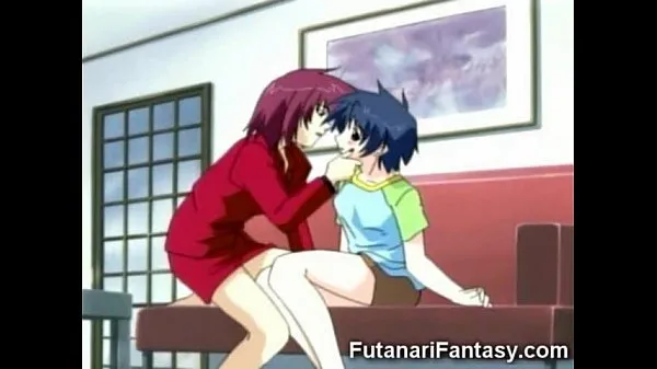 Videa s výkonem Hentai Teen Turns Into Futanari HD