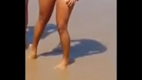 HD Filming Hot Dental Floss On The Beach - Pussy Soup - Amateur Videos power Videos