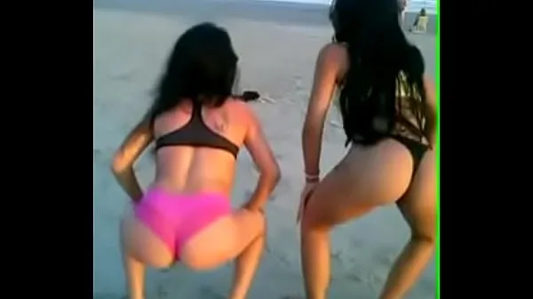 HD Young Hot Girls Dancing Funk in Bikini on the Beach power Videos