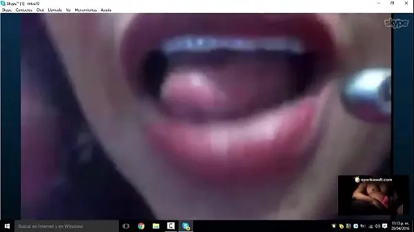 HD Skype with unfaithful lady tehovideot