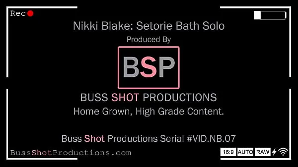 HD NB.07 Nikki Blake Setorie Bath Solo Preview power Videos