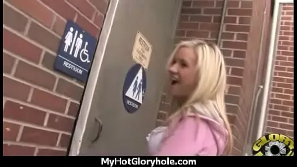 HD Ebony Slut Fucks A White Gloryhole Cock In Her First Interracial Scene 10 power videoer
