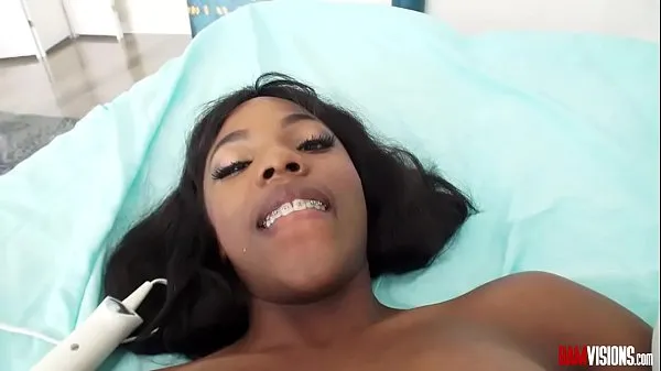 HD Sweet Black babe Sarah Banks get her ebony pussy and ass fucked power Videos