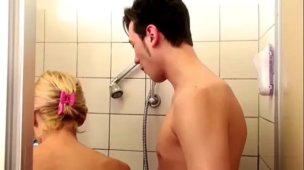 HD German Step-Mom help Son in Shower and Seduce to Fuck tehovideot