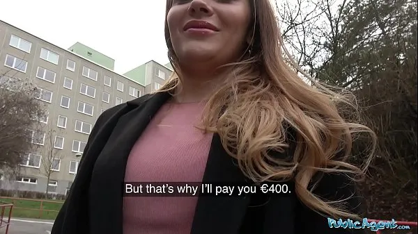 HD Public Agent Russian shaven pussy fucked for cash tehovideot