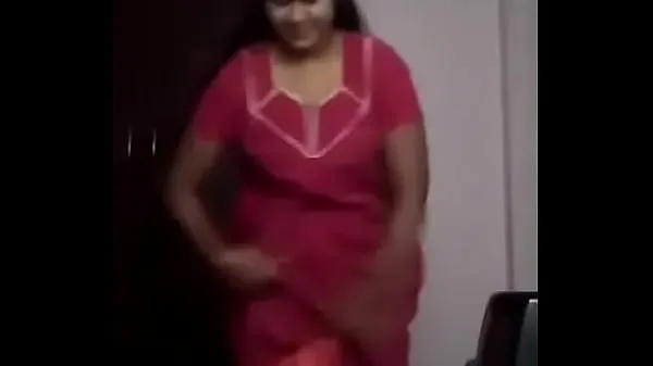 HD Red Nighty indian babe with big natural boobies tehovideot