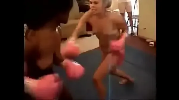 HD-ebony vs latina boxing powervideo's