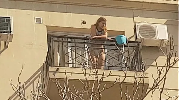 HD Neighbor on the balcony 2nd part power Videos