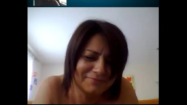 HD Italian Mature Woman on Skype 2 močni videoposnetki