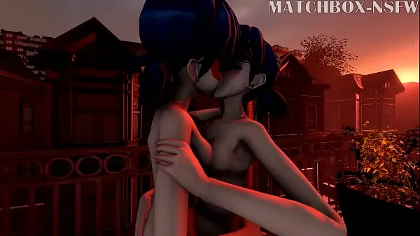 Video HD Miraculous ladybug lesbian kiss mạnh mẽ