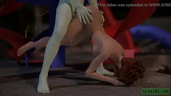 Videa s výkonem Sad Clown's Cock. 3D porn horror HD