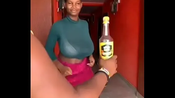 HD GHANA GIRL OPENS A BOTTLED d. WITH HER BREASTS power Videos