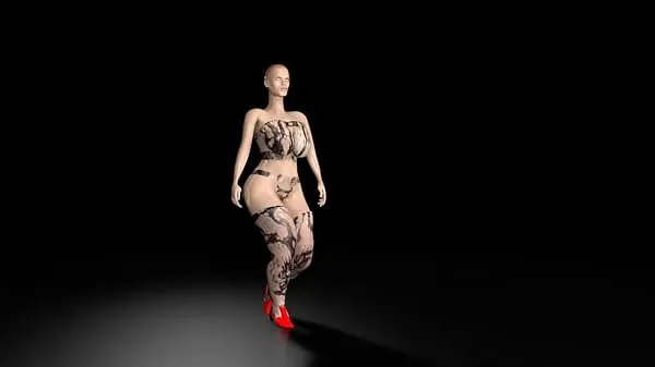 HD Big Butt Booty 3D Models teljesítményű videók