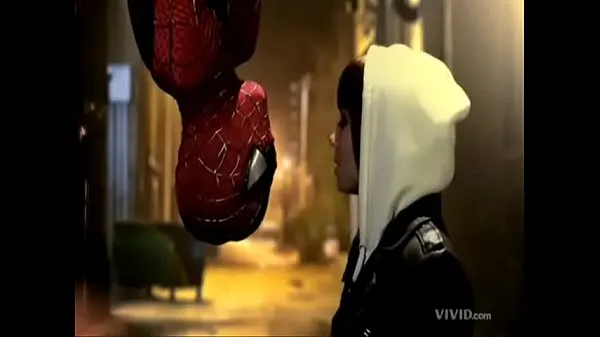 HD Spider Man Scene - Blowjob / Spider Man scene močni videoposnetki