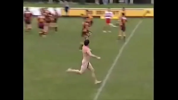 HD Rugby Player Marc Ellis Streaking kraftvideoer