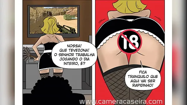Videa s výkonem Comic Book Porn (Porn Comic) - A Cleaner's Beak - Sluts in the Favela - Home Camera HD