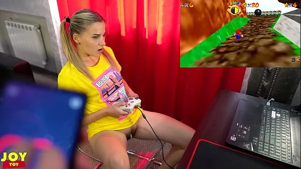 Video HD Letsplay Retro Game With Remote Vibrator in My Pussy - OrgasMario By Letty Blackpotenziali