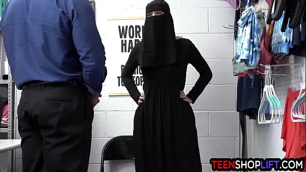 HD Muslim teen thief Delilah Day exposed and exploited after stealing power Videos