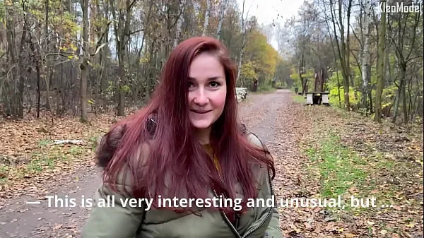 HD-Public pickup and cum inside the girl outdoors. KleoModel powervideo's