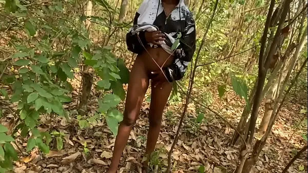 HD Nigeria Black Teen Seduced And Fuck A Forest Guard (Outdoor Sex power Videos