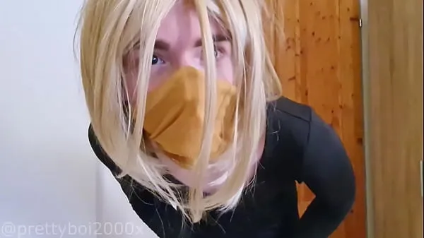 HD Teen Sissy Crossdresser jerking his big cock and cumming while looking at you ισχυρά βίντεο