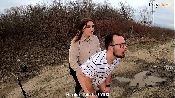 Video HD My bitch screamed loudly so she ate her cum) (pegging, femdom mạnh mẽ
