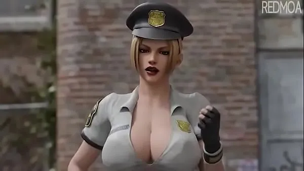 HD female cop want my cock 3d animation güçlü Videolar