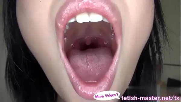 HD Japanese Asian Tongue Spit Fetish kuasa Video