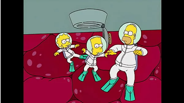 Vídeos de potencia Homer y Marge teniendo sexo bajo el agua (Hecho por Sfan) (Nueva introducción HD