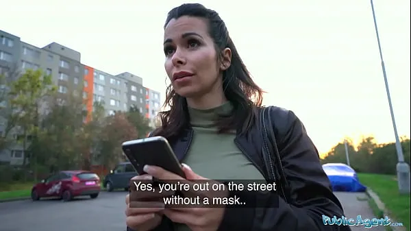 HD Public Agent Stunning brunette with fantastic tits fucks a stranger to pay a fine močni videoposnetki