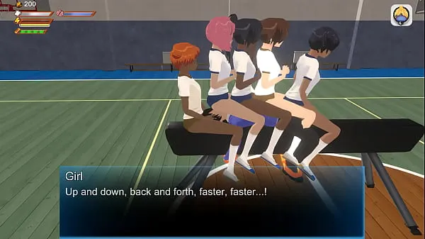 Videa s výkonem Femdom University 3D Game - Gymgirls riding HD