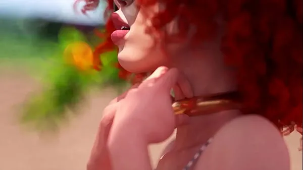 ایچ ڈی Futanari - Beautiful Shemale fucks horny girl, 3D Animated پاور ویڈیوز