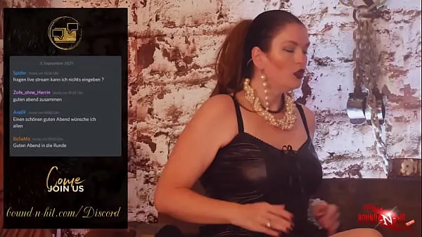 HD BoundNHit Discord Stream # 7 Fetish & BDSM Q&A with Domina Lady Julina power Videos