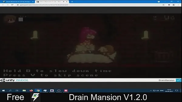 HD-Drain Mansion 2d platformer powervideo's