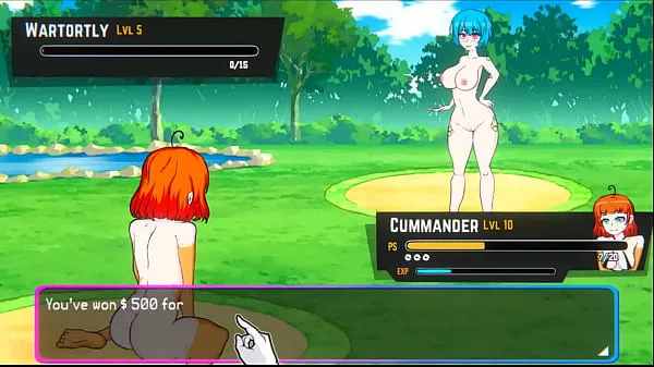 HD Oppaimon [Pokemon parody game] Ep.5 small tits naked girl sex fight for training kuasa Video
