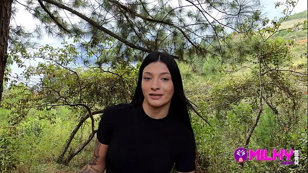 HD Offering money to sexy girl in the forest in exchange for sex - Salome Gil power Videos