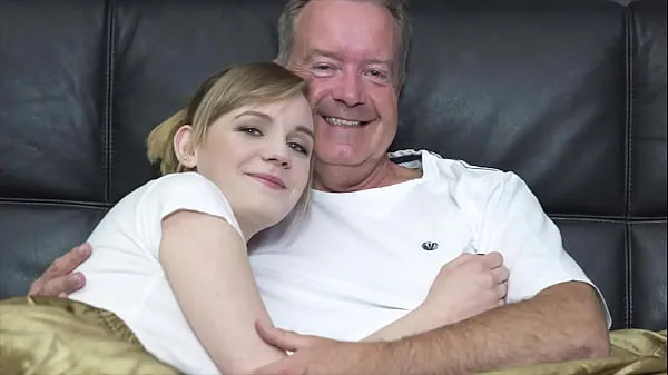 HD Sexy blonde bends over to get fucked by grandpa big cock power videoer
