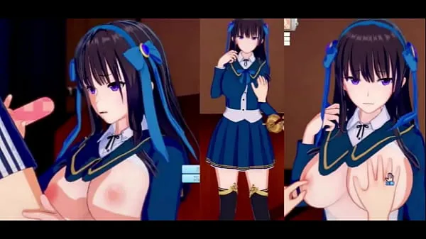 HD Eroge Koikatsu! ] 3DCG hentai video where obedient cool black hair long huge breasts JK (ori character) is rubbed breasts power Videos