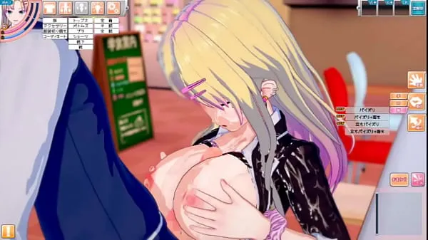HD Eroge Koikatsu! ]] Big breasts sexy jk "Sacred flower Ori-chara)" boobs massage H! (Big breast animation 3DCG video [hentai game พลังวิดีโอ