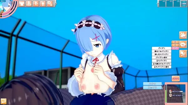 Video HD Eroge Koikatsu! ] Re Zero Rem (Re Zero Rem) rubbed breasts H! 3DCG Big Breasts Anime Video (Life in a Different World from Zero) [Hentai Game mạnh mẽ