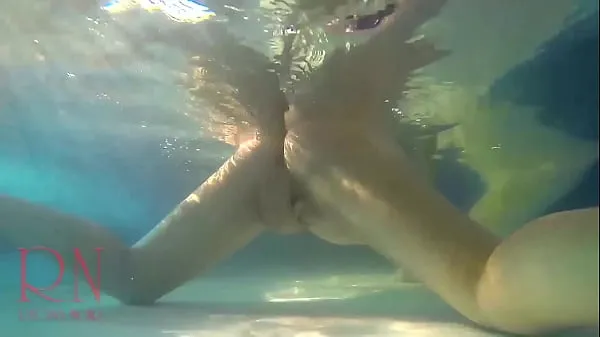 HD Underwater pussy show. Mermaid fingering masturbation 1 power Videos