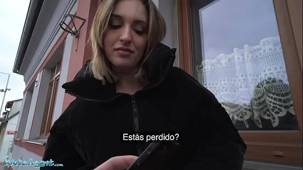 مقاطع فيديو عالية الدقة Public Agent Asks Myss Allessandra what is the Spanish word for Blowjob