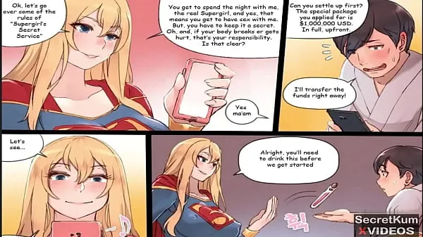 Video HD Supergirl - Marvel Super hero is a dirty prostitute at Night mạnh mẽ