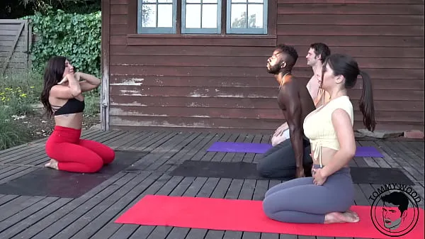 HD BBC Yoga Foursome Real Couple Swap पावर वीडियो