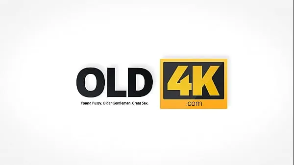 HD OLD4K. Skinny is sick of loneliness so she better hooks up with old man power videoer