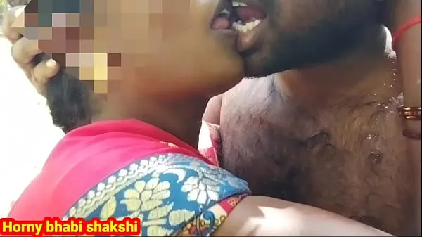 HD-Desi horny girl was going to the forest and then calling her friend kissing and fucking powervideo's