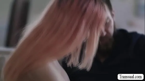 HD Pink haired TS comforted by her bearded stepdad by licking her ass to makes it wet and he then fucks it so deep and hard पावर वीडियो