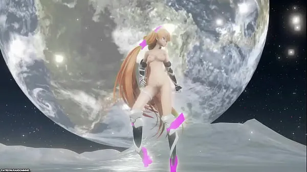 HD Angela Balzac Hentai Dance in the Moon Conqueror MMD 3D Nude Purple Armor Color Edit Smixix power Videos
