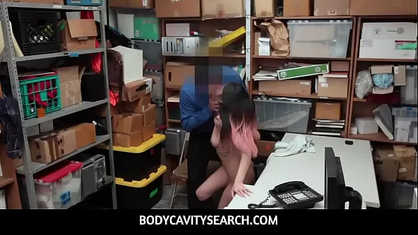 HD BodyCavitySearch - Thief teen Takes Officer's Cock Deep - Angel Del Rey power Videos
